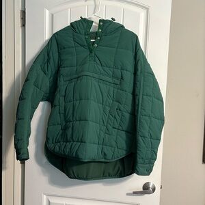 Green Puffer Jacket